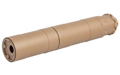 rugged suppressors, obsidian 9 with adapt modular technology, pistol suppressor, 9mm, includes 1/2x28 piston, aluminium tube, 17-4 ph baffles, flat...