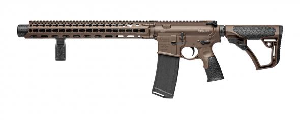 daniel defense, ddm4 isr (integrally suppressed rifle), semi-automatic rifle, 300 blackout, 16" barrel, dark brown finish, 32rd, 1-32rd daniel...