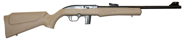 rossi rs22fde rs22 semi-automatic 22 long rifle (lr) 18" barrel, 10+1 synthetic flat dark earth stock
