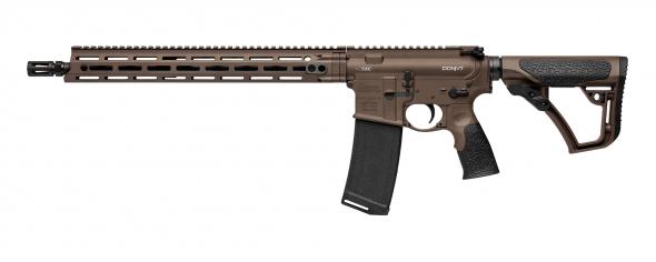 daniel defense ddm4 v7 mil spec plus, 5.56 nato, 16" barrel, brown dd furniture, 32 rounds