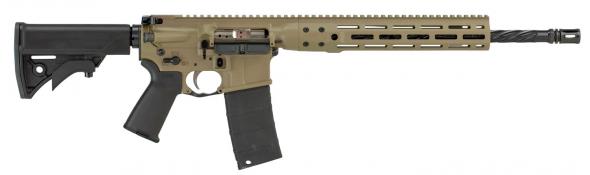 lwrc icdir5ck16ml individual carbine direct impingement pump 5.56 nato 16.1" 30+1 6-position flat dark earth stk flat dark earth anodized...