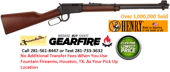 Henry Lever 22 Lever 22 Long Rifle 18.25" 15+1 American Walnut Stk Blue