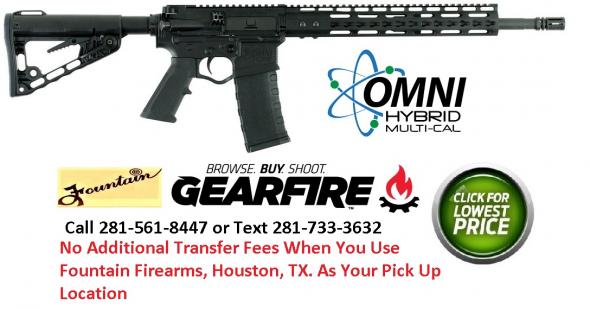 ATI Omni Hybrid Maxx AR-15 Semi Auto Rifle 5.56 NATO 16" Barrel 30 Rounds Metal 13" Key-Mod Handguard Collapsible Stock Black