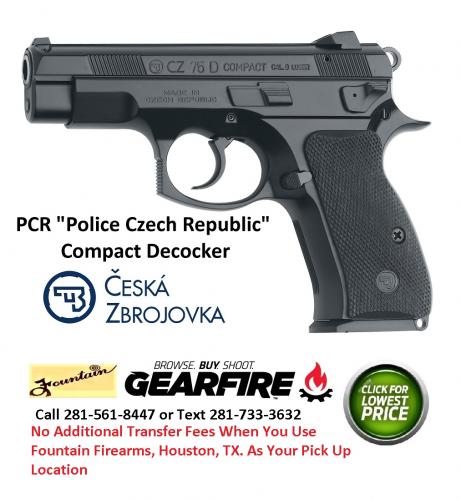 CZ-USA 75D Compact 9MM Black 14 Round