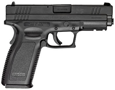 springfield armory xd service 9mm 4" 16+1 polymer grip black finish