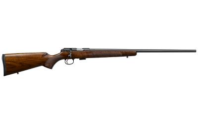 cz-usa, 457 american, bolt action, 22lr, 24.8" cold hammer forged barrel, black finish, walnut stock, 5 rounds