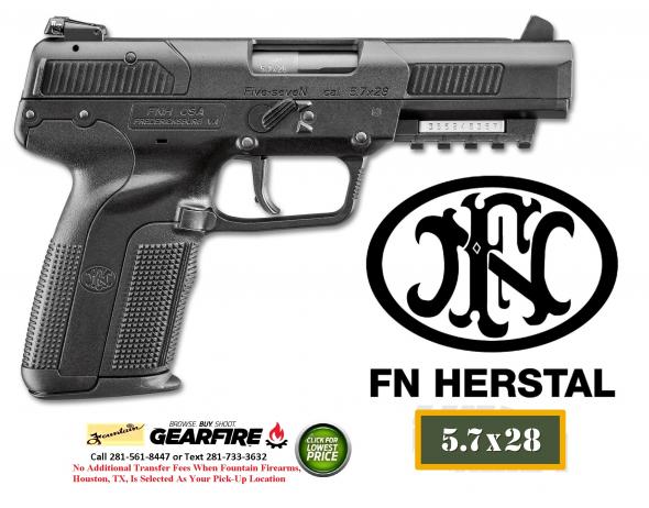 FNH Five-Seven Mark II 5.7x28mm 4.8 Inch Barrel Adjustable 3-Dot Sights Black 10 Round 💲💲Cash $1219.95💲💲