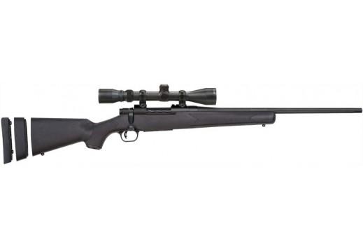 mossberg, patriot super bantam, bolt action rifle, 6.5 creedmoor, 20" fluted barrel, matte blued finish, synthetic stock, 4rd