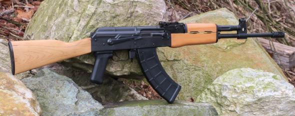 Classic!!! Century Romanian AK-47 Type, RH10, 762X39, 16.5" Barrel, Black Finish, Wood Stock, 30 Round 1 Magazine