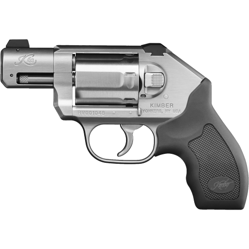 kimber, k6s stainless, revolver, 357 mag, 2" barrel, 6 round, black rubber grips