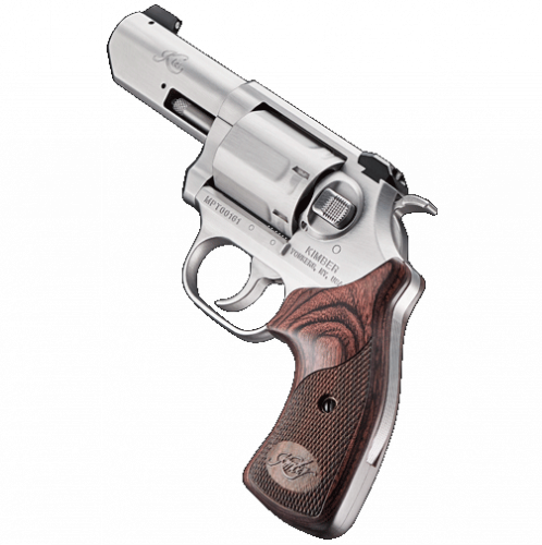 kimber, k6s dasa, revolver, 357 mag, 3" barrel, 6 round, walnut 3-finger grips