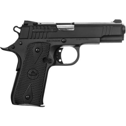 rock island armory baby rock 1911 .380 acp semi auto handgun 3.75" barrel 7 round synthetic grip parkerized black finish