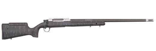 christensen arms, elr, bolt action, 300 prc, 26" carbon barrel, 3+1 round, black w/gray webbing stock