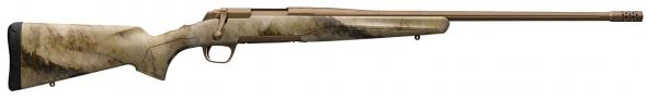 browning, x-bolt hells canyon speed suppressor ready, 6.5 creedmoor, 22" barrel, 4+1 round, synthetic a-tacs au stock burnt bronze cerakote