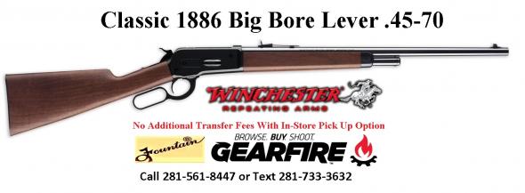 Classic Reboot!!! Winchester 1886 45-70 Govt. Walnut Stock Blued Finish 22"