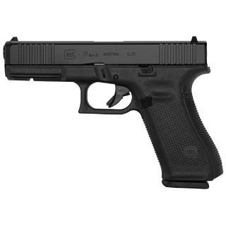 glock g17 gen5, 9mm 17+1 4.49 gns serr 3-17rd mags | front serrations