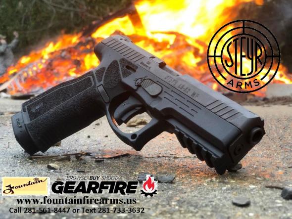 Super Hot 2020!! Steyr L9-A2 MF 9MM, 4.5" Barrel, Polymer Frame, Black Mannox Finish, Interchangeable Grips, 17Rd, 2 Mags, Ambidextrous, Trigger Safety, Trapezoid Sights 💲💲Cash $639.95💲💲