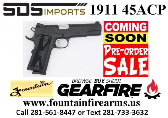 PO Full Deposit Only:Super Hot 2020!!! SDS 1911 45ACP CERAKOTE MIDNIGHT BLACK 💲💲Cash $419.99💲💲