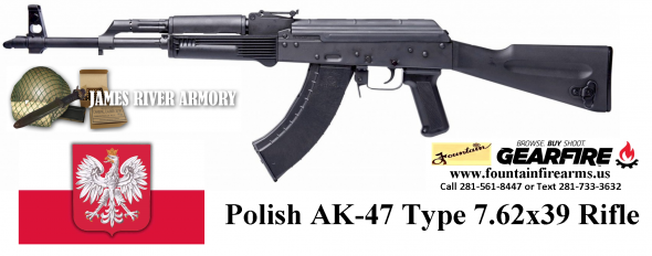 Super Hot 2020!!! James River Armory Polish AK47 7.62x39 30 Round Rifle 💲💲Cash $619.95💲💲