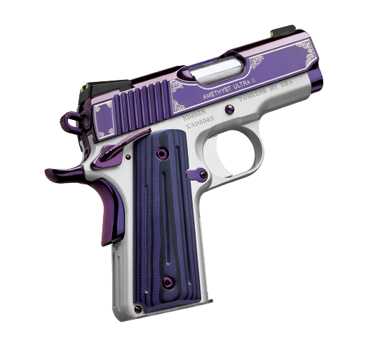 kimber, amethyst ultra ii semi-auto, 9mm, 3" barrel, 8+1 round, night sight, g-10 grips