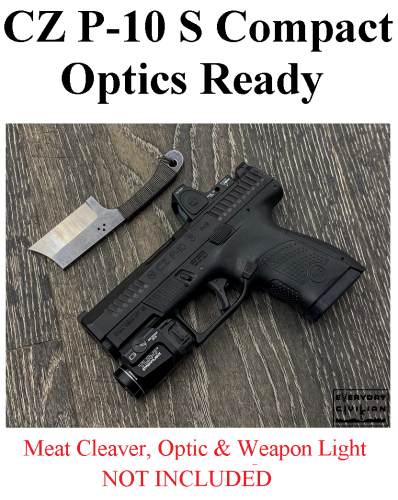Super Pocket Rocket 2020!!! CZ, P-10S Sub-Compact Optics Ready 9MM, 3.5" Barrel, Orange Front Night Sight, Black Rear Sight 💲💲Cash $539.95💲💲