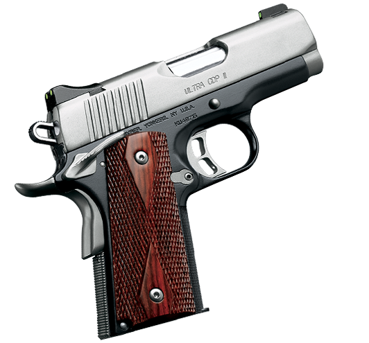 Kimber, Ultra CDP, Semi-Auto, 45 ACP, 3” Barrel, 7+1 Round, Tritium 💲💲Cash $879.95💲💲 Night Sight, Rosewood Grips