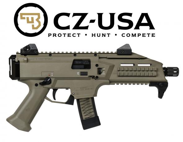 CZ FDE Scorpion EVO 3 S1 9MM, ,7.7" Threaded Barrel, 1/2X28 Thread Pitch, 20 Rounds💲💲Cash $859.95💲💲
