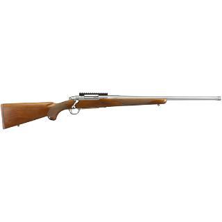 ruger hawkeye hunter rifle 30-06 springfield stainless finish walnut stock 4+1 capacity 22" threaded barrel