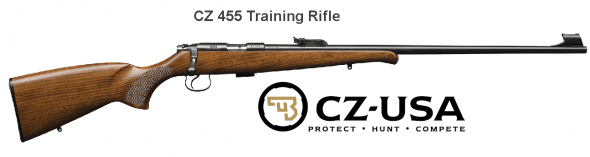 Military Trainer!!! CZ 455 Training Bolt 22LR 24.8" Blue Wood Hammer Forged 5Rd Adjustable Sights 02100 💲💲Cash $369.95💲💲
