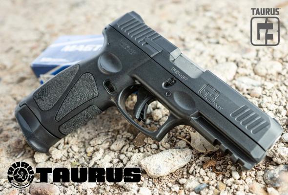 Mega Hot 2020!!! Taurus, G3 Full Size 9MM, 4" Barrel, Polymer Frame, Black Slide, Fixed Front Sight With Drift Adjustable Rear Sight, 1 15Rd Magazine and 1 17 Round Magazine 💲💲Cash $279.95💲💲