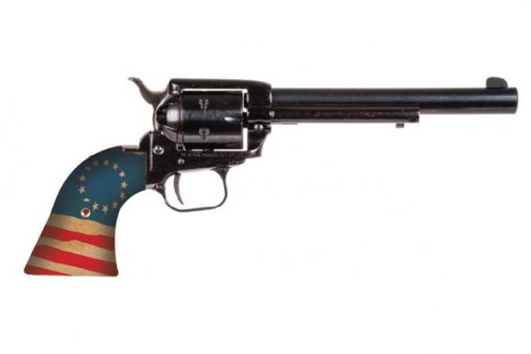 heritage manufacturing inc, rough rider honor betsy ross, single action, 22 lr, 6.5" barrel, 6 shot, honor betsy ross grips