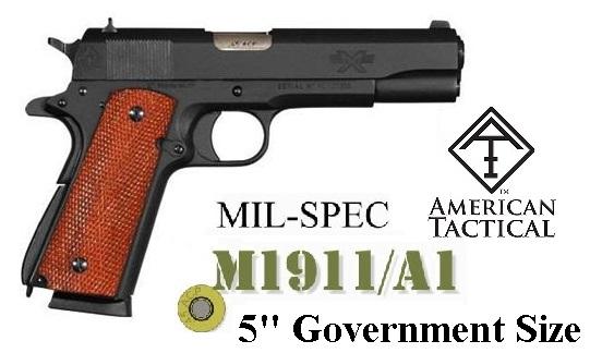 ATI American Tactical FX45 Military 1911 .45ACP 5" BBL Colt Government Military Style Sights 7 Round 💲💲Cash $439.95💲💲