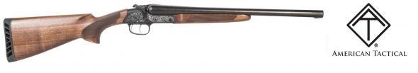 ATI Road Agent Coach Side by Side Shotgun 12 Gauge 18.5" Barrels 2 Rounds Engraved Receiver Wood Stock Matte Black💲💲Cash $439.95💲💲