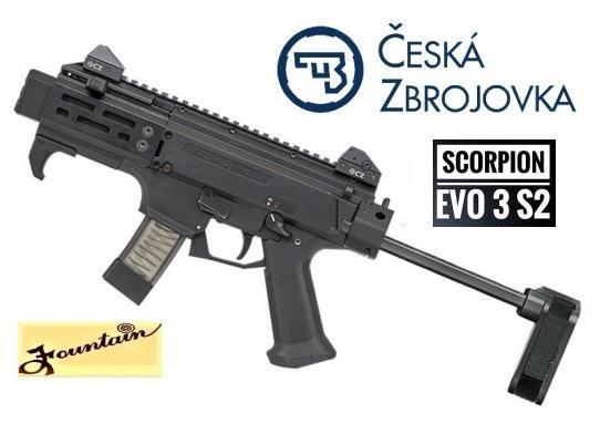 Super Hot 2020!!! CZ MICRO Scorpion EVO 3 S2 with 4" Barrel and Brace 9mm 💲💲Cash $1129.95💲💲