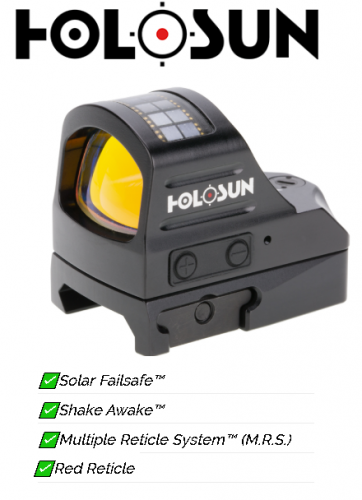 Awesome Value!!! Holosun Open Reflex 32mmx24mm 3 Reticle Qd 32moa Circle 2moa 💲💲Cash $249.95💲💲