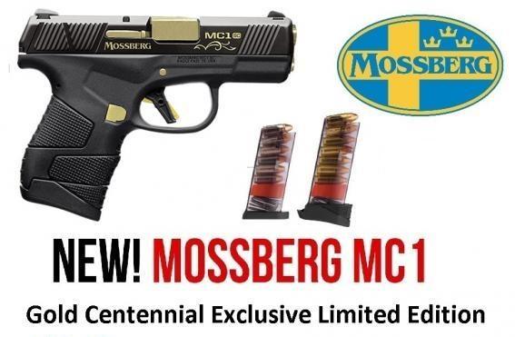 Limited Production!!! Mossberg, MC-1 SC Centennial, Subcompact, 9MM, 3.40" Barrel, 6+1 Round, Black Finish 💲💲Cash $529.95 💲💲