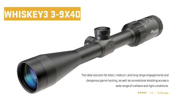 Super Priced!!! Sig Optics Whiskey 3 3-9x40 Quadplex Black 💲💲Cash $134.95💲💲