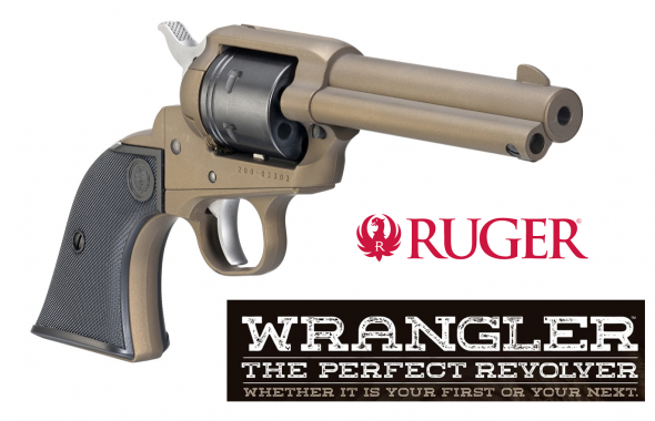 Mega Hot! 2020!!! Ruger "Gold Wrangler" 22 LR, 4.62" Barrel, 6 Round, Burnt Bronze Cerakote Finish, 💲💲Cash $199.95💲💲