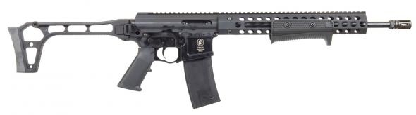 troy industries, par optic ready 223 rem,5.56 nato 16" barrel, 10+1 round, black troy sar folding stock