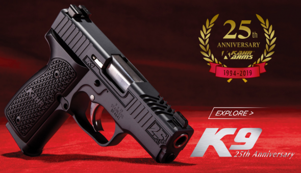 Extra Nice!!! Kahr Arms, K9 25th Anniversary, Double Action Only, 9MM, 3.5" Barrel, 7+1 Round, TruGlo Night Sights, Hogue Aluminum Grips W/ Custom Engraving 💲💲Cash $1299.95💲💲