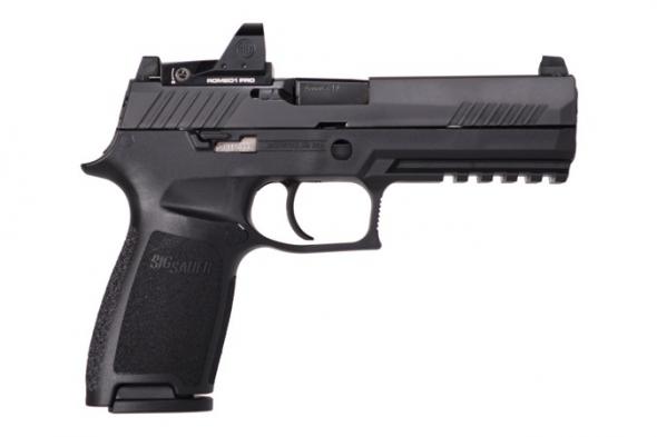 sig sauer, p320 full size 9mm luger 4.70" barrel, 17+1 round, black black nitron stainless steel black polymer grip