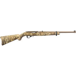 ruger 10/22 takedown .22lr, 18.5" barrel, 10+1 round, go wild camo burnt bronze finish