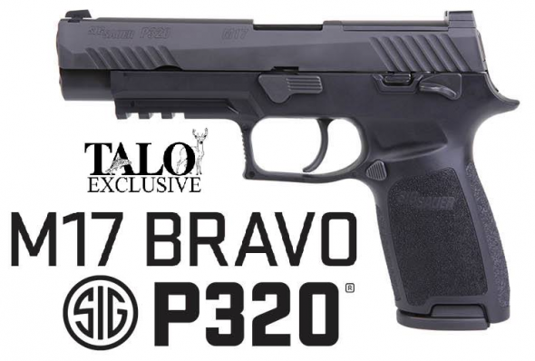 US Military Choice!!! Sig Sauer, P320 M17 Bravo TALO Limited Exclusive Edition, 9MM, 4.7" Barrel, 17+1 Round, Black Nitron Finish 💲💲Cash $629.95 💲💲