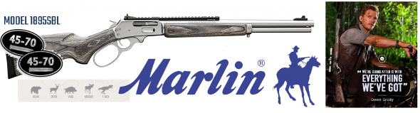 Always Hot!!! MARLIN 1895 SBL (Jurassic Style) LARGE LOOP .45-70 GOVERNMENT WITH 18.5 INCH STAINLESS STEEL BARREL LAMINATED STOCK XS GHOST RING SIGHT SYSTEM AND XS RAIL 5 ROUNDS 💲💲Cash $1099.95💲💲