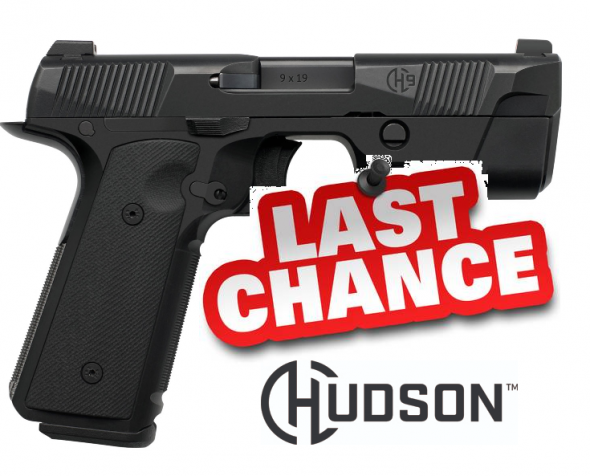 Collectible??? Hudson H-9 9mm 4.28 Inch Barrel Trijicon HD Front Sight G10 VZ Grip Steel Frame/Slide 15 Round 💲💲Cash $859.95💲💲