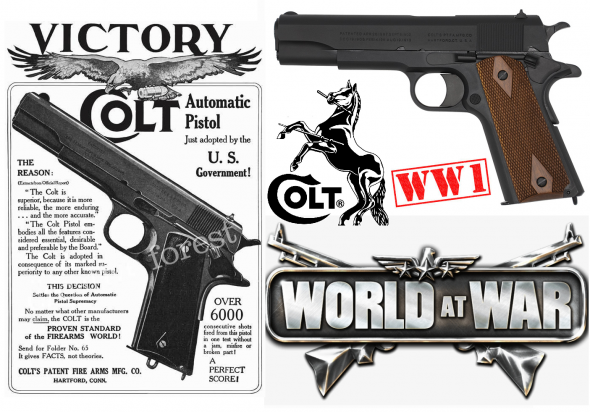 SUPER COLLECTIBLE!!! WWI RETRO COLT 1911 "BLACK ARMY" 45ACP 💲💲Cash $998.95 💲💲