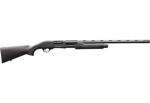 charles daly, 301 pump action shotgun, 12 ga, 3" chamber, 28" barrel, black synthetic stock