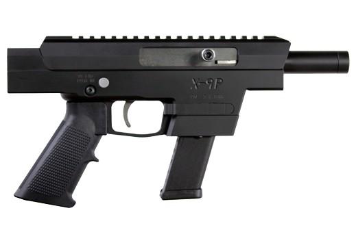excel arms, x-9p pistol, semi-auto, 9mm 17+1 round, 4" barrel, black finish, glock magazine