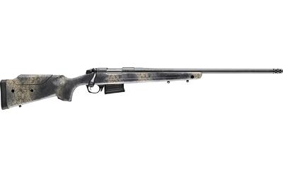 bergara, b14, bolt action rifle, 6.5 creedmoor, terrain wilderness rifle, 24" steel barrel, gray cerakote, molded mini-chassis synthetic stock with...