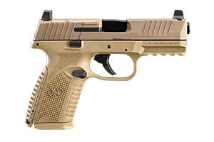 fn 509 midsize mrd, 4.0" barrel, optics ready, 9mm, 15+1, fde